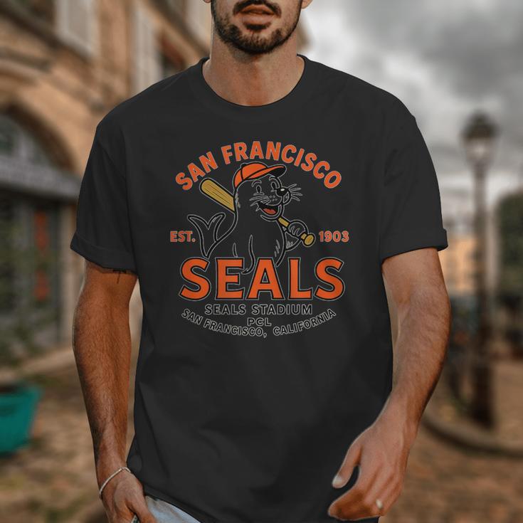 Vintage San Francisco Seals California Baseball Logo Unisex T-Shirt Vintage San Francisco Seals California Baseball Logo Unisex T-Shirt