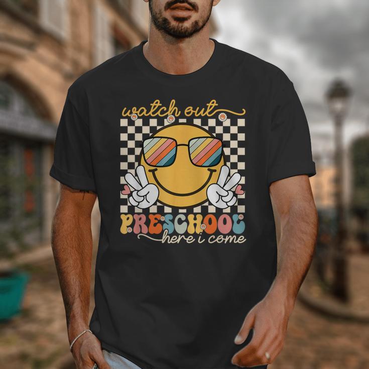 Watch Out Preschool Grade Here I Come Back To School Unisex T-Shirt Watch Out Preschool Grade Here I Come Back To School Unisex T-Shirt