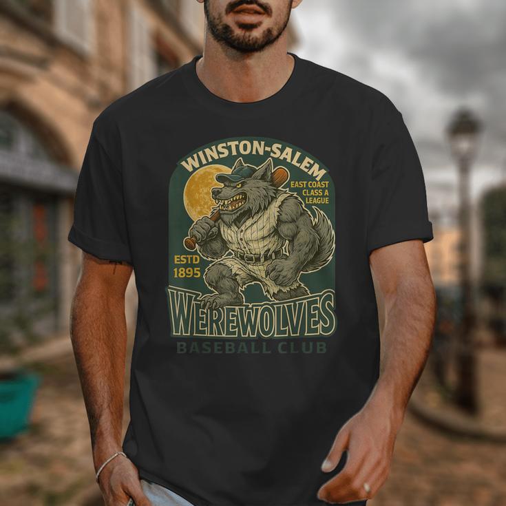 Winston-Salem Werewolves Minor League Baseball Club Unisex T-Shirt Winston-Salem Werewolves Minor League Baseball Club Unisex T-Shirt