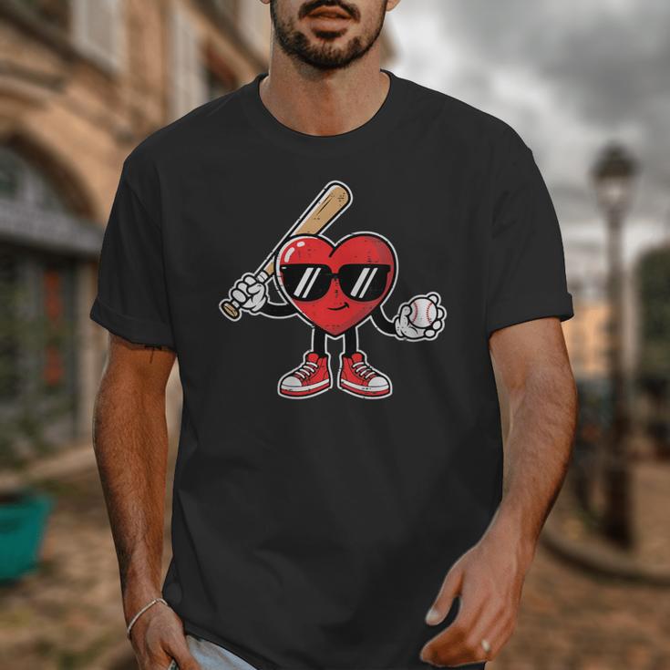 Women's Valentines Day Heart Baseball Player Sports Boys Kids Men Unisex T-Shirt Women's Valentines Day Heart Baseball Player Sports Boys Kids Men Unisex T-Shirt