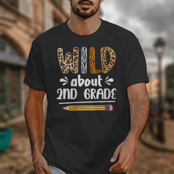 Women's Wild About 2nd Grade Kids Zoo Animal Lover Back To School Unisex T-Shirt Women's Wild About 2nd Grade Kids Zoo Animal Lover Back To School Unisex T-Shirt