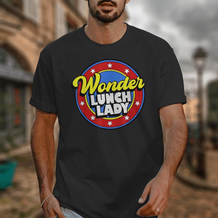 Wonder Lunch Lady Super Woman Power Superhero Back To School Unisex T-Shirt