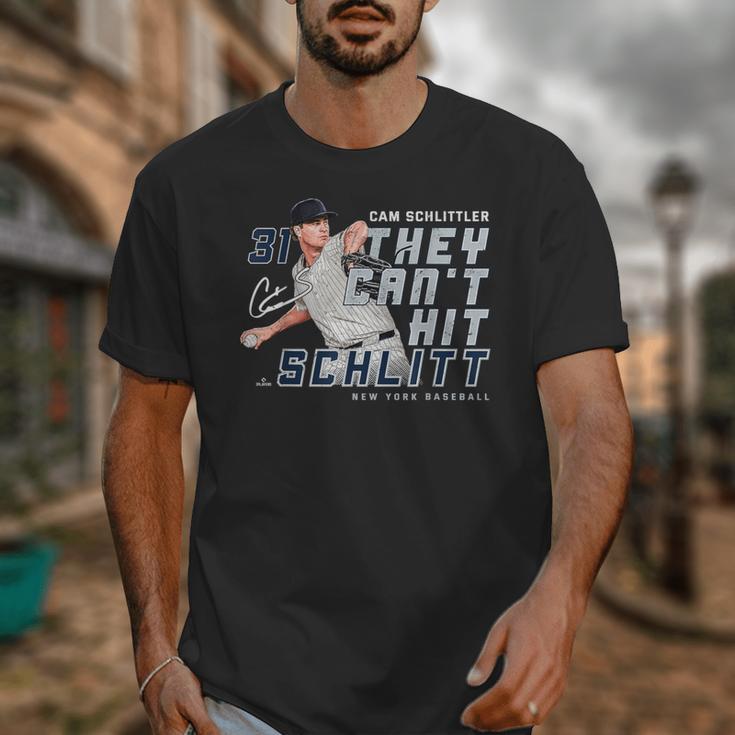 They Can't Hit Schlitt Cam Schlittler New York Baseball MLBP Unisex T-Shirt They Can't Hit Schlitt Cam Schlittler New York Baseball MLBP Unisex T-Shirt