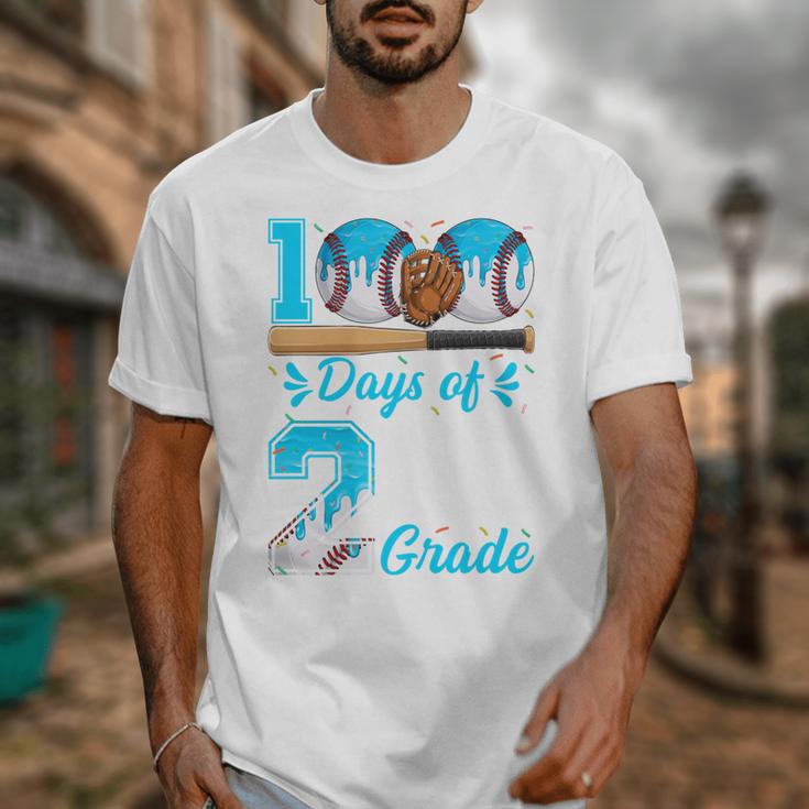 100 Days Of 2nd Grade Baseball 100th Day Of School Boys Kids Unisex T-Shirt 100 Days Of 2nd Grade Baseball 100th Day Of School Boys Kids Unisex T-Shirt
