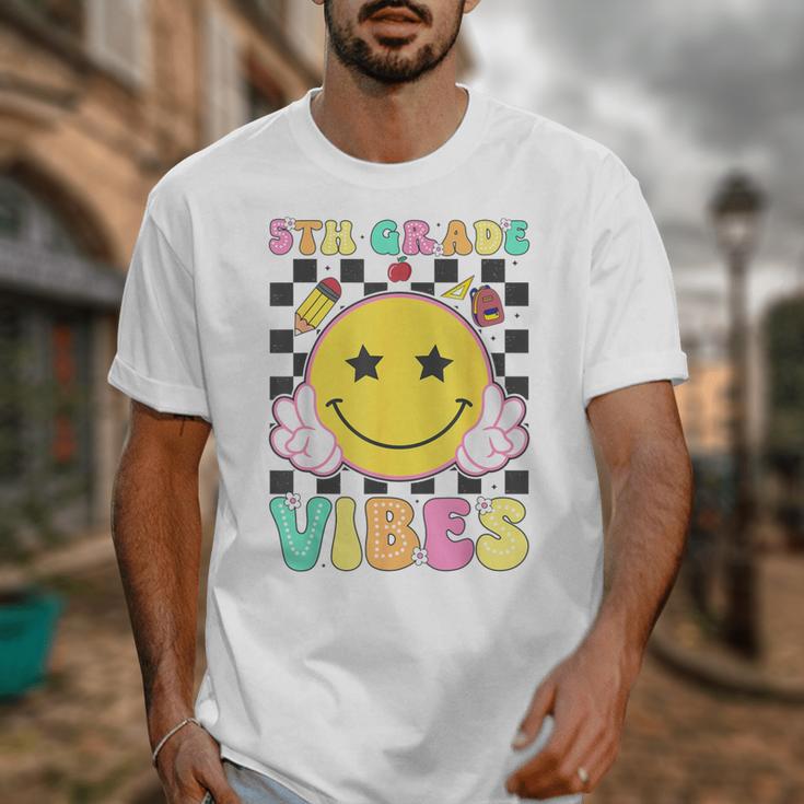 5th Grade Vibes Girls Smile Face Back To School Fifth Grade Unisex T-Shirt 5th Grade Vibes Girls Smile Face Back To School Fifth Grade Unisex T-Shirt