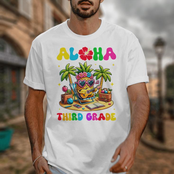Aloha Third Grade Pineapple Hawaii Back To School Kids Girl Performance Unisex T-Shirt