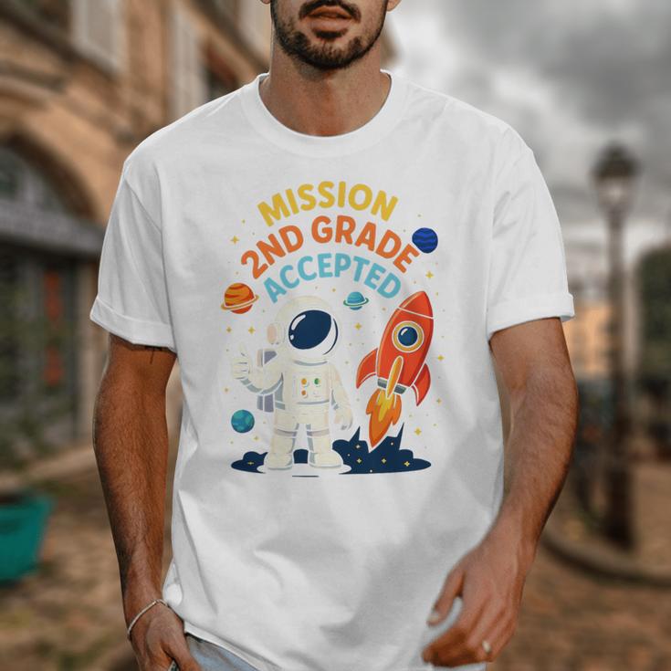 Back To School Mission Second 2nd Grade Accepted Astronaut Premium Tri-Blend Unisex T-Shirt Back To School Mission Second 2nd Grade Accepted Astronaut Premium Tri-Blend Unisex T-Shirt