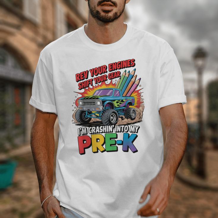 Back To School Pre-K Preschool Monster Truck First Day Boys Unisex T-Shirt