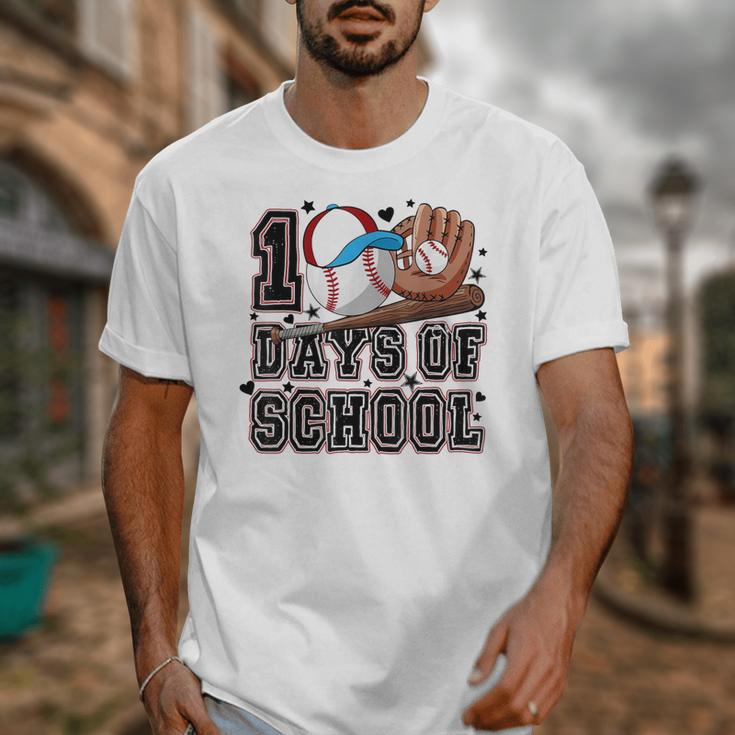 Baseball 100 Days Of School Happy 100th Day Teachers Kids Unisex T-Shirt