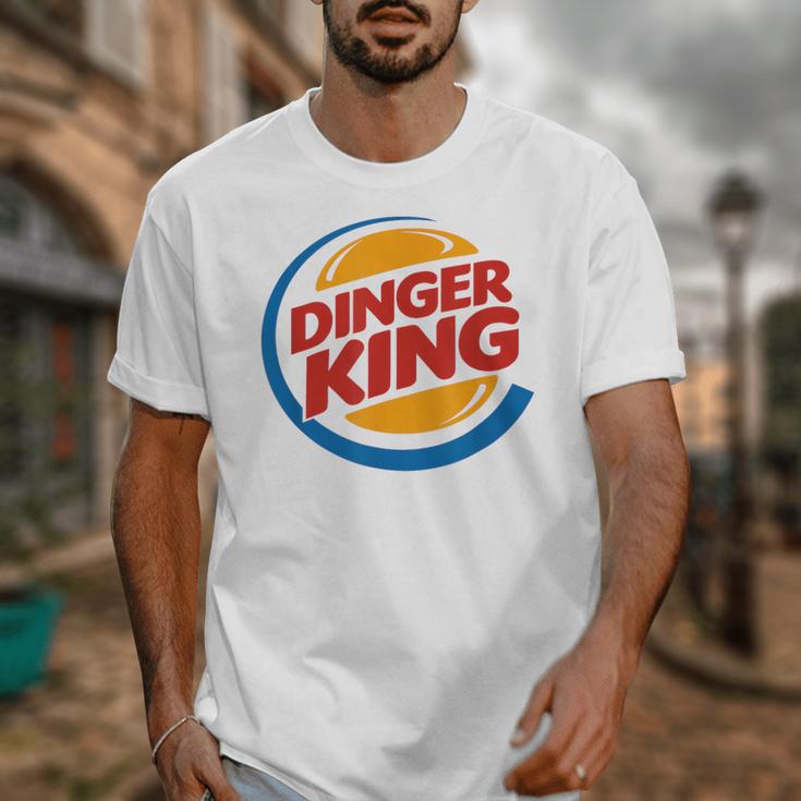 Baseball Dinger King Logo For Home Run Players And Fan Unisex T-Shirt Baseball Dinger King Logo For Home Run Players And Fan Unisex T-Shirt
