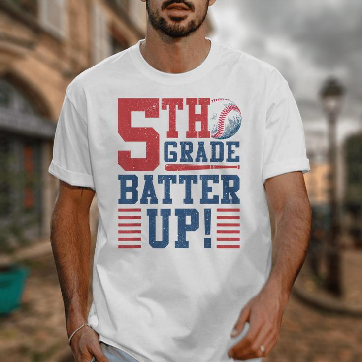 Baseball Fifth Grade Back To School 5th Grade Batter Up Unisex T-Shirt Baseball Fifth Grade Back To School 5th Grade Batter Up Unisex T-Shirt