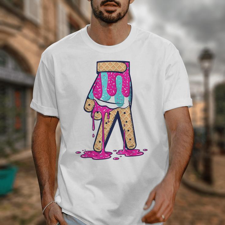 Baseball Ice Cream Drip Boys Glove Sprinkles Baseball Lover Unisex T-Shirt Baseball Ice Cream Drip Boys Glove Sprinkles Baseball Lover Unisex T-Shirt