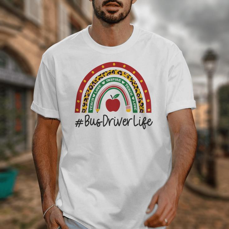 Bus Driver Rainbow Appreciation Day Hello Back To School Unisex T-Shirt Bus Driver Rainbow Appreciation Day Hello Back To School Unisex T-Shirt