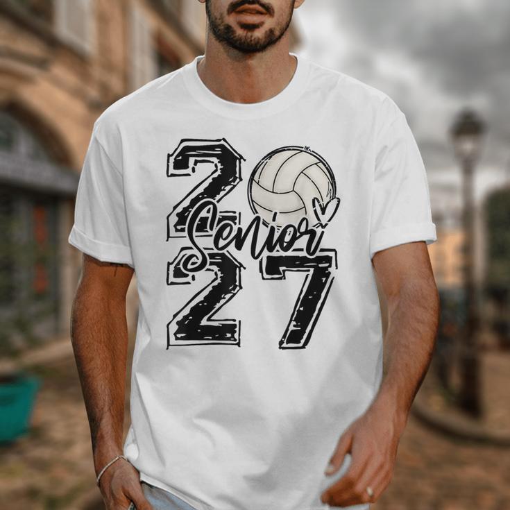Class Of 2027 Volleyball Senior 2027 Back To School Unisex T-Shirt Class Of 2027 Volleyball Senior 2027 Back To School Unisex T-Shirt