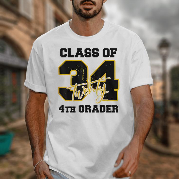 Class Of 2034 4th Grader Elementary School Back To School Unisex T-Shirt Class Of 2034 4th Grader Elementary School Back To School Unisex T-Shirt