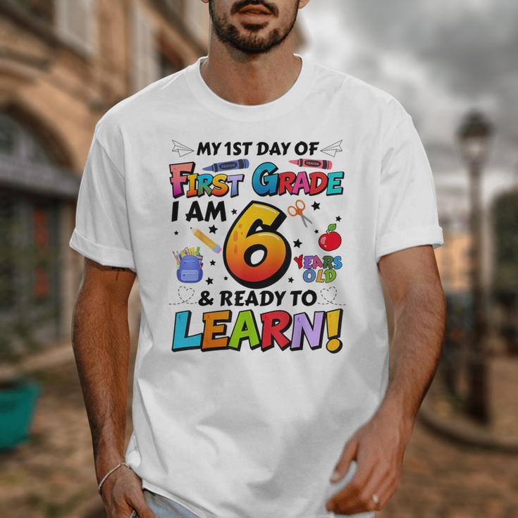 First 1st Grade First Day Of School Back To School Kids Unisex T-Shirt First 1st Grade First Day Of School Back To School Kids Unisex T-Shirt