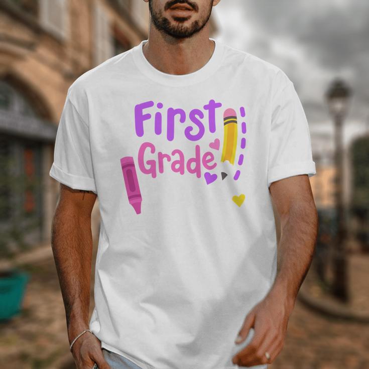 First Grade Diva Welcome Back To School 1st Grade Kids Performance Unisex T-Shirt First Grade Diva Welcome Back To School 1st Grade Kids Performance Unisex T-Shirt