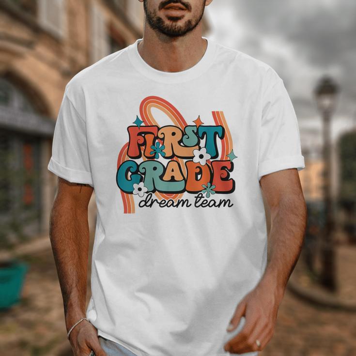First Grade Dream Team First Day Of 1st Grade Back To School Unisex T-Shirt First Grade Dream Team First Day Of 1st Grade Back To School Unisex T-Shirt