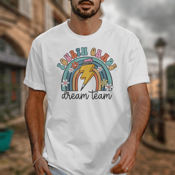 Fourth Grade Dream Team 1st Day Of 4th Grade Back To School Unisex T-Shirt Fourth Grade Dream Team 1st Day Of 4th Grade Back To School Unisex T-Shirt