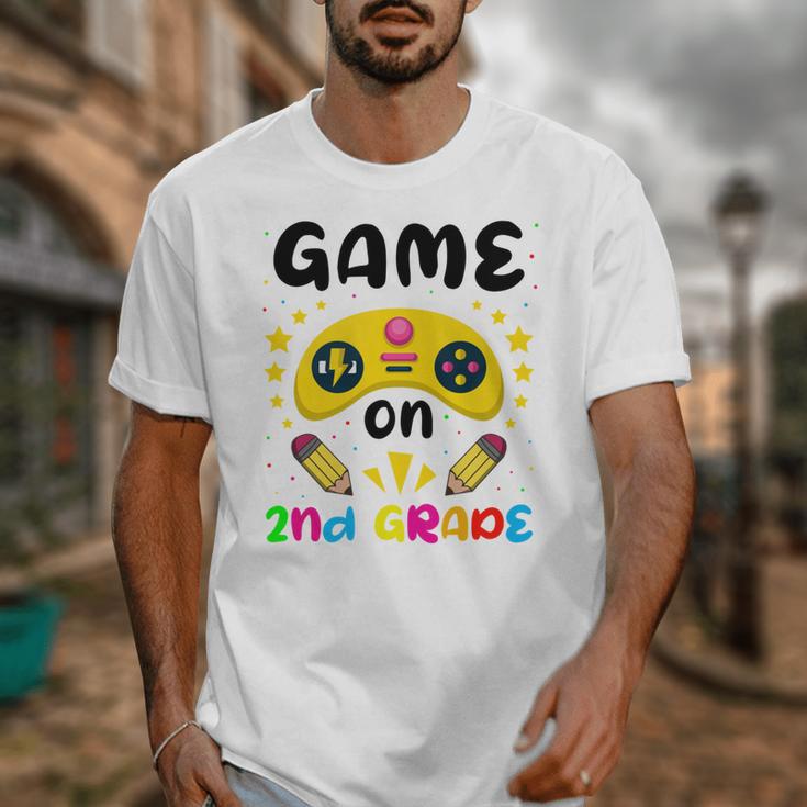 Game On 2nd Grade Cute Video Gamer Back To School 2026 Kids Unisex T-Shirt