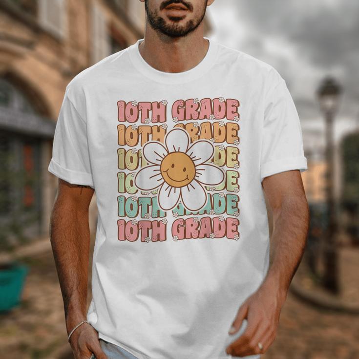 Groovy 10th Grade Back To School First Day Of Tenth Grade Unisex T-Shirt Groovy 10th Grade Back To School First Day Of Tenth Grade Unisex T-Shirt
