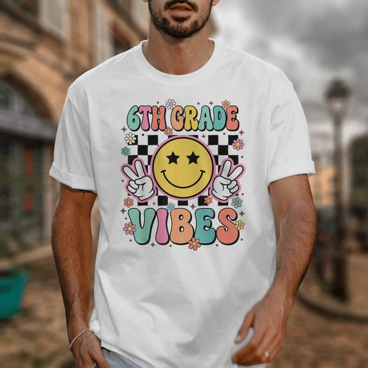 Groovy Sixth 6TH Grade Vibes Back To School First Day Kids Unisex T-Shirt Groovy Sixth 6TH Grade Vibes Back To School First Day Kids Unisex T-Shirt