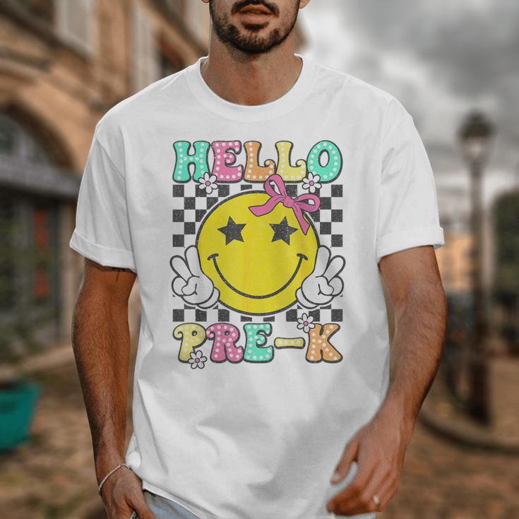 Hello Pre-K Coquette Bow Back To School Preschool Girl Unisex T-Shirt