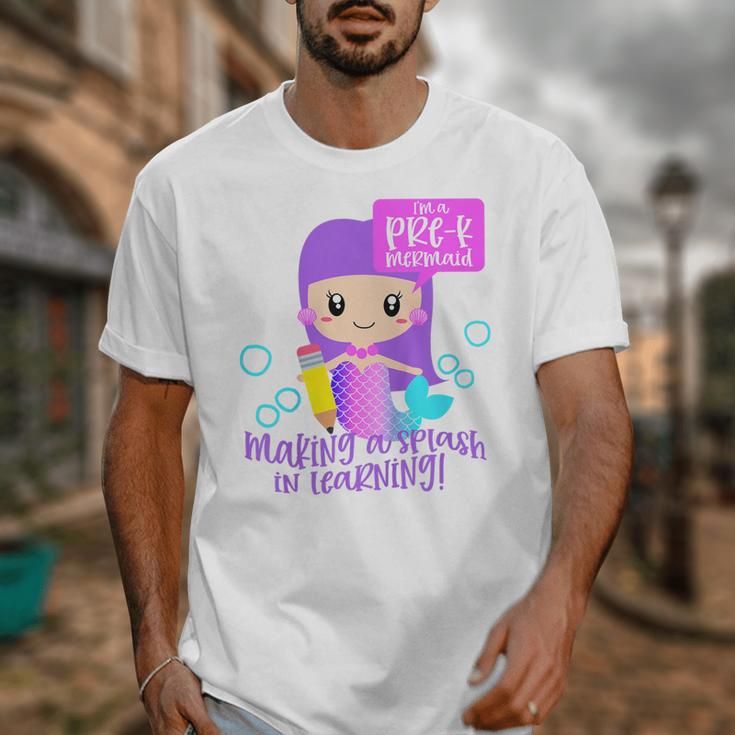 Kids Pre K Mermaid Back To School Toddler Girl First Day Of Prek Unisex T-Shirt Kids Pre K Mermaid Back To School Toddler Girl First Day Of Prek Unisex T-Shirt