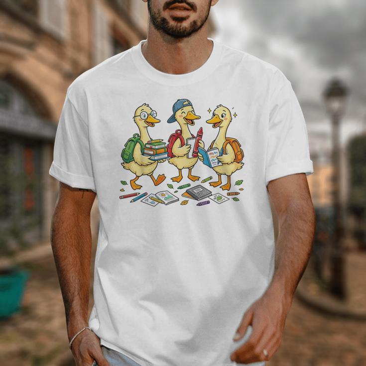 Kindergarten 1st Grade Goose Back To School Boys Unisex T-Shirt Kindergarten 1st Grade Goose Back To School Boys Unisex T-Shirt