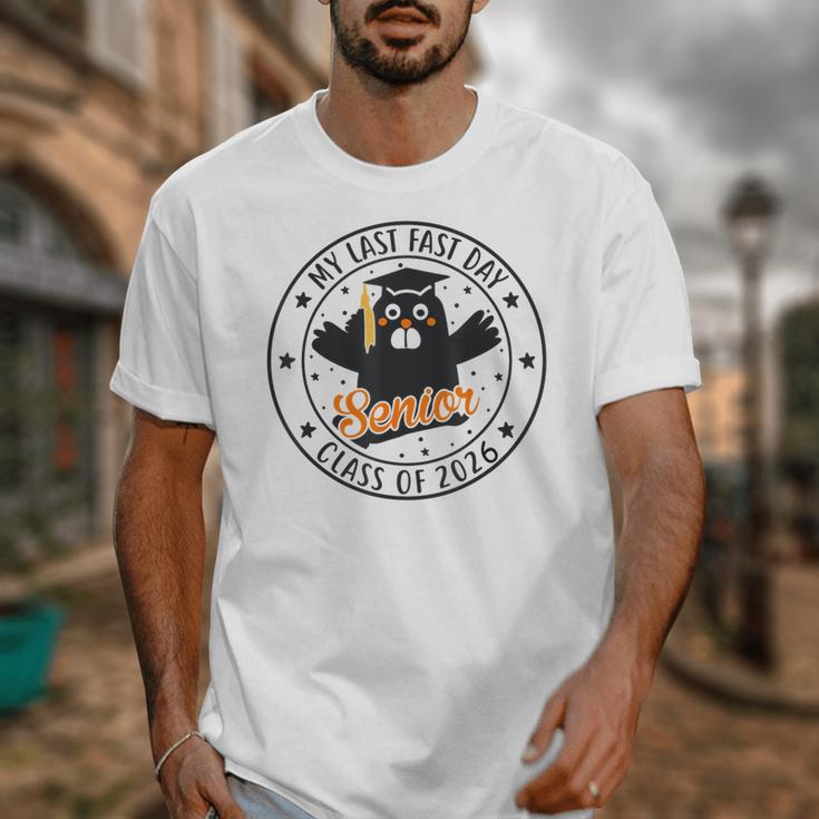 My Last First Day Senior 2026 Cat Back To School Cool Class Unisex T-Shirt