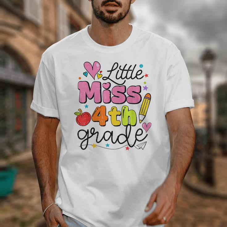 Little Miss 4th Grade Back To School Cute Fourth Grade Girls Unisex T-Shirt Little Miss 4th Grade Back To School Cute Fourth Grade Girls Unisex T-Shirt