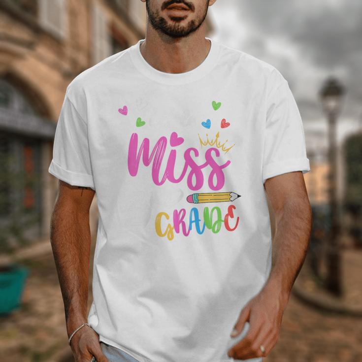 Little Misss Third Grade Back To School 3rd Grader Girl Unisex T-Shirt Little Misss Third Grade Back To School 3rd Grader Girl Unisex T-Shirt