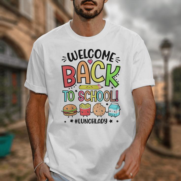 Lunch Lady Welcome Back To School 1st Day Of School Unisex T-Shirt Lunch Lady Welcome Back To School 1st Day Of School Unisex T-Shirt