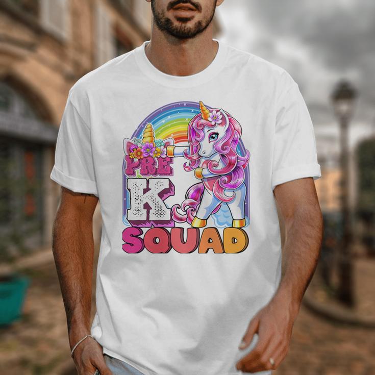 Pre-K Squad Flossing Unicorn Back To School Girls Premium Tri-Blend Unisex T-Shirt Pre-K Squad Flossing Unicorn Back To School Girls Premium Tri-Blend Unisex T-Shirt