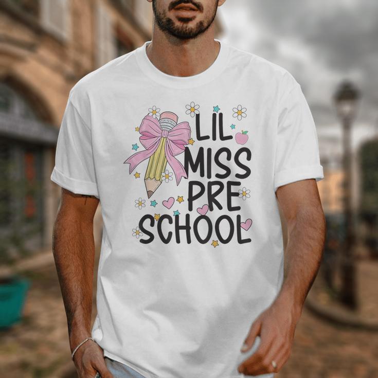 Preschool Little Miss Back To School Girls Kids Preschool Unisex T-Shirt Preschool Little Miss Back To School Girls Kids Preschool Unisex T-Shirt