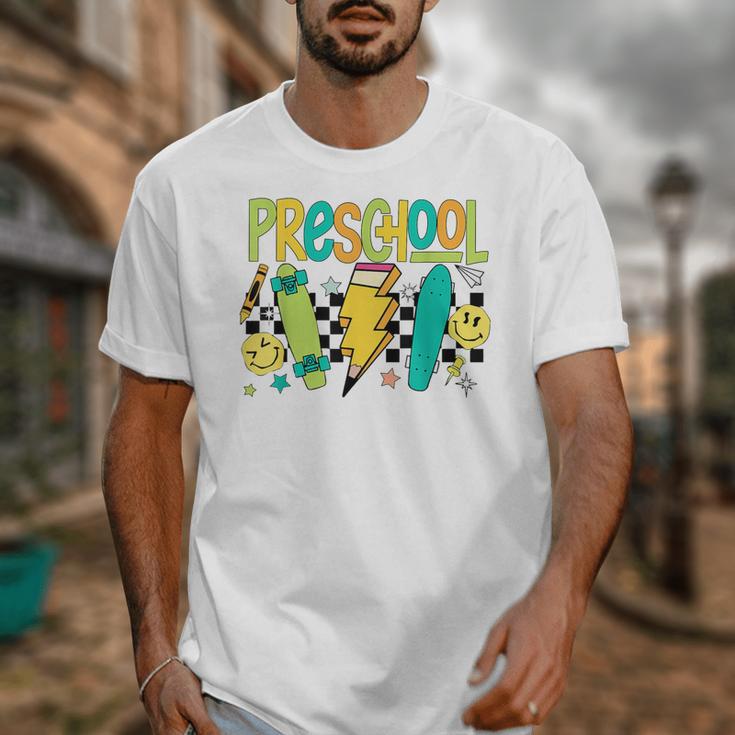 Preschool Skateboard Back To School Boy Girl Kid Unisex T-Shirt