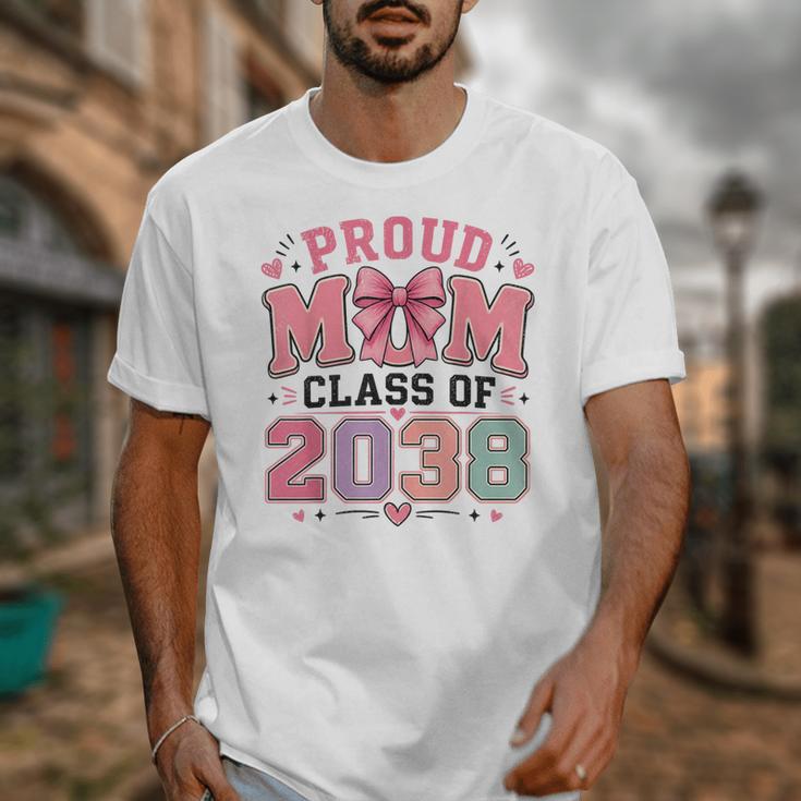 Proud Mom Class Of 2038 Retro Kindergarten Back To School Unisex T-Shirt Proud Mom Class Of 2038 Retro Kindergarten Back To School Unisex T-Shirt