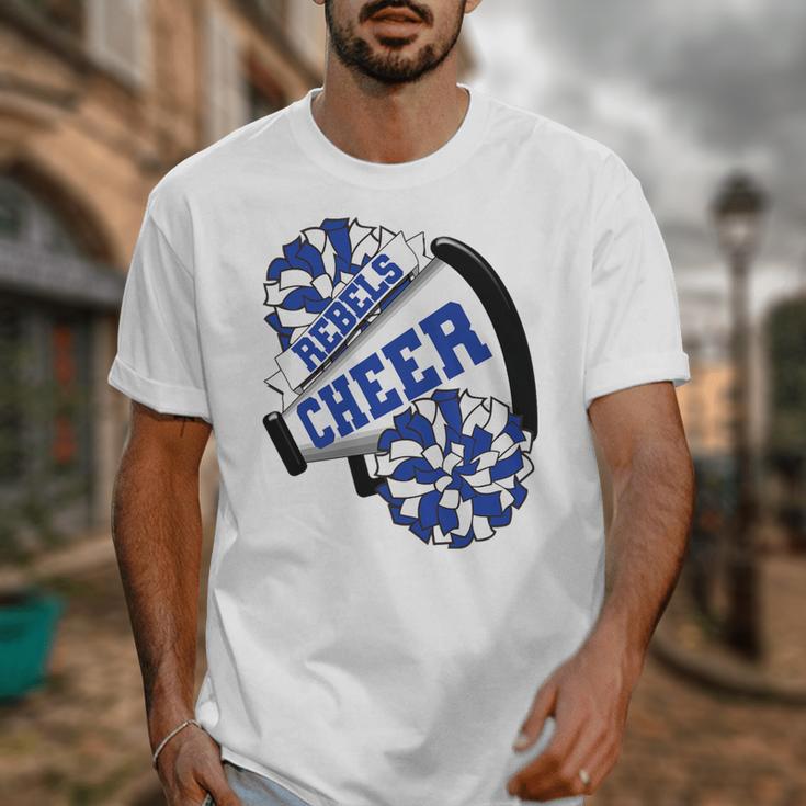 Rebels Cheer Back To School Cheerleading Spirit B Premium Tri-Blend Unisex T-Shirt