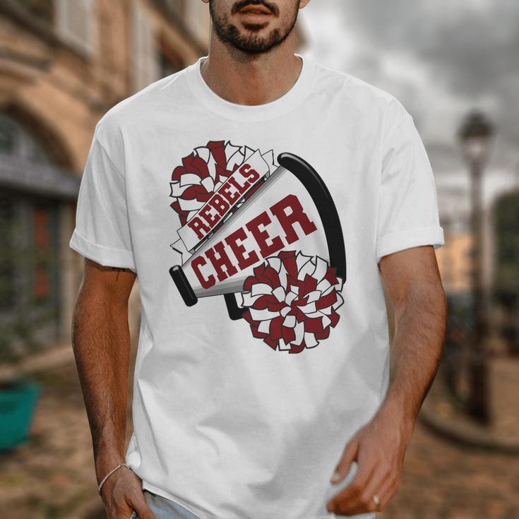 Rebels Cheer Back To School Cheerleading Spirit M Performance Unisex T-Shirt Rebels Cheer Back To School Cheerleading Spirit M Performance Unisex T-Shirt