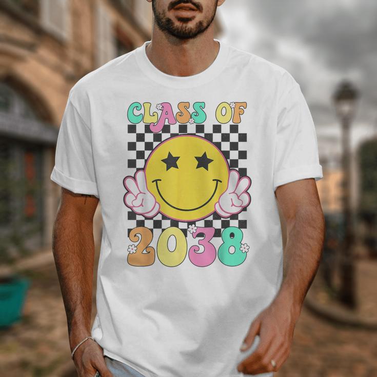 Retro Class Of 2038 Grow With Me Back To School Kindergarten Unisex T-Shirt Retro Class Of 2038 Grow With Me Back To School Kindergarten Unisex T-Shirt