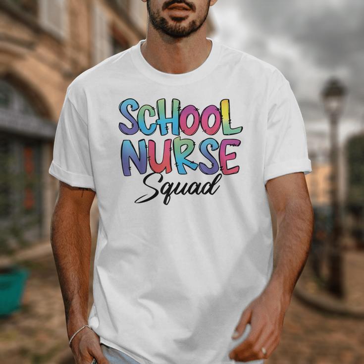 School Nurse Squad Tie Dye Back To School Appreciation Unisex T-Shirt School Nurse Squad Tie Dye Back To School Appreciation Unisex T-Shirt