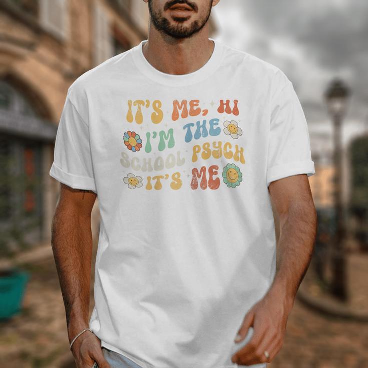 School Psych Psychologist Back To School Groovy Vintage Unisex T-Shirt School Psych Psychologist Back To School Groovy Vintage Unisex T-Shirt