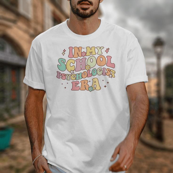 In My School Psychologist Era Retro Back To School Counselor Unisex T-Shirt