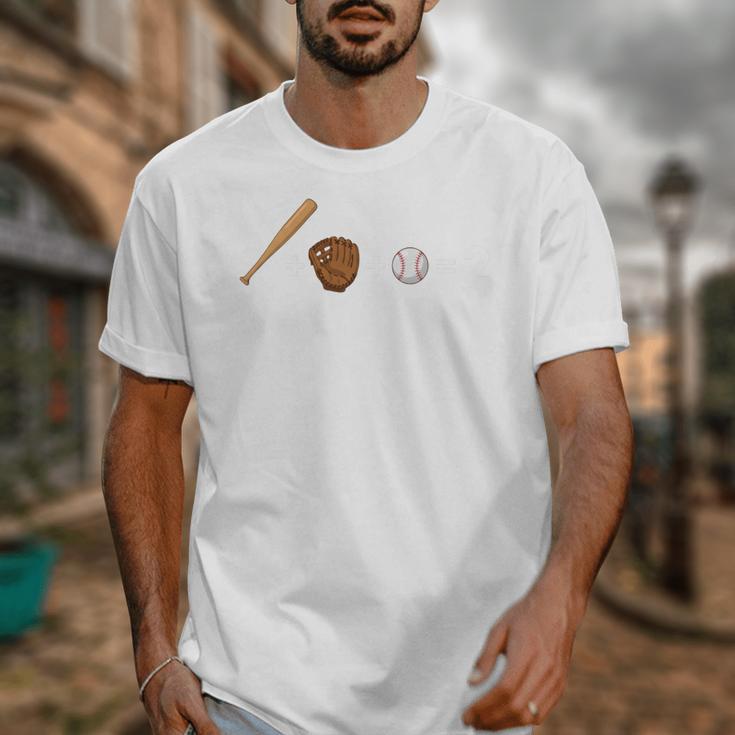 Sports Math Equation Baseball Bat Ball Glove Graphic Teacher Unisex T-Shirt Sports Math Equation Baseball Bat Ball Glove Graphic Teacher Unisex T-Shirt
