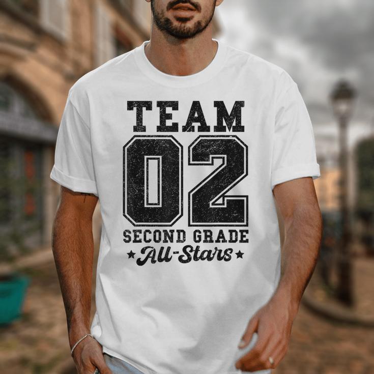 Team 2nd Grade All-Stars Back To School Sports Jersey Unisex T-Shirt Team 2nd Grade All-Stars Back To School Sports Jersey Unisex T-Shirt