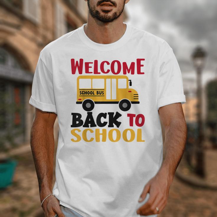 Welcome Back To School For Bus Drivers First Day Of School Unisex T-Shirt Welcome Back To School For Bus Drivers First Day Of School Unisex T-Shirt