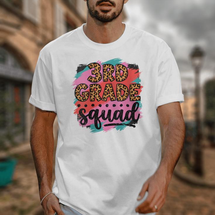 Women's Third 3rd Grade Squad Back To School Animal Print Girl Tee Unisex T-Shirt Women's Third 3rd Grade Squad Back To School Animal Print Girl Tee Unisex T-Shirt