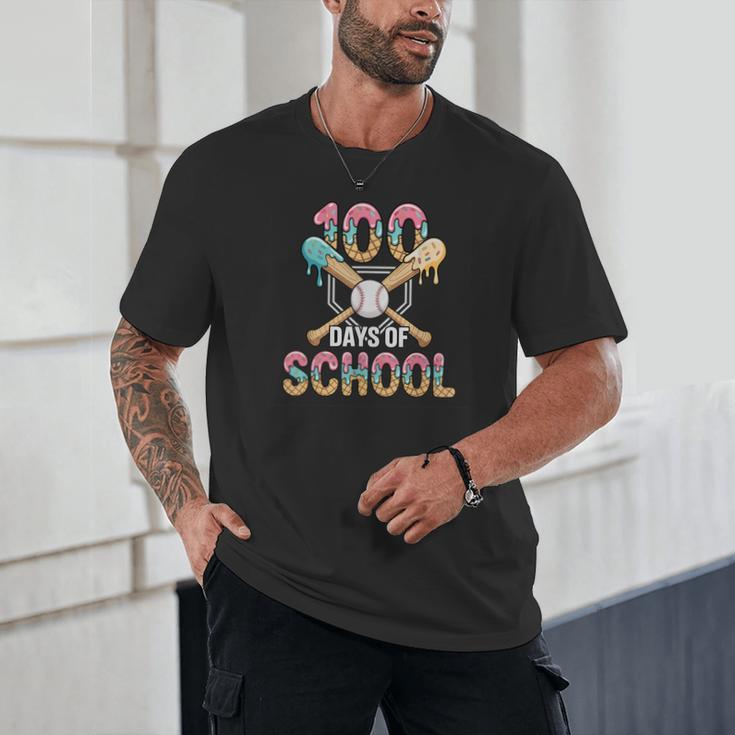 100 Days Of School Baseball 100th Day Of School Unisex T-Shirt 100 Days Of School Baseball 100th Day Of School Unisex T-Shirt