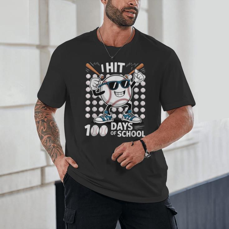 100 Days Of School Baseball Bat 100th Day Of School Unisex T-Shirt