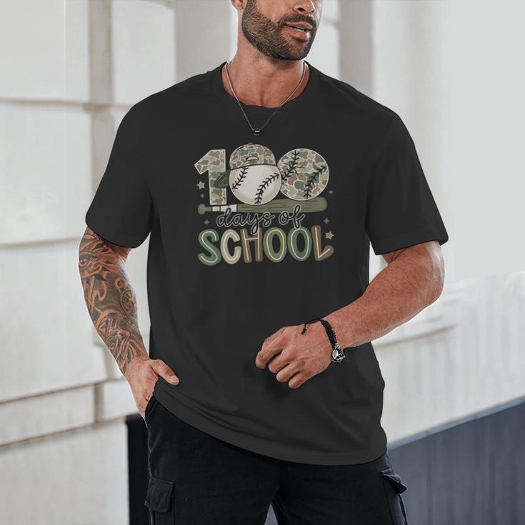 100 Days Of School Baseball Camo Celebration Unisex T-Shirt 100 Days Of School Baseball Camo Celebration Unisex T-Shirt